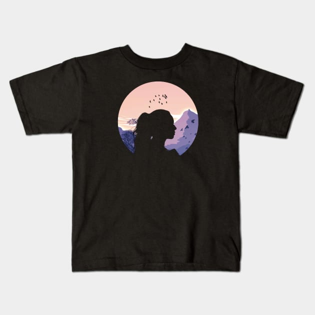 Alone Kids T-Shirt by Kyra_Clay